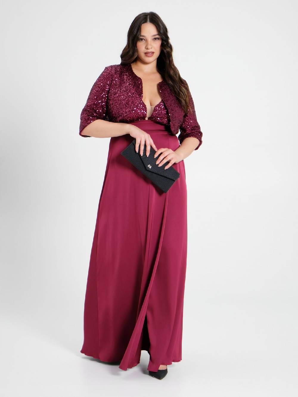 Rinascimento Coprispalle Curvy in Paillettes In Saldo