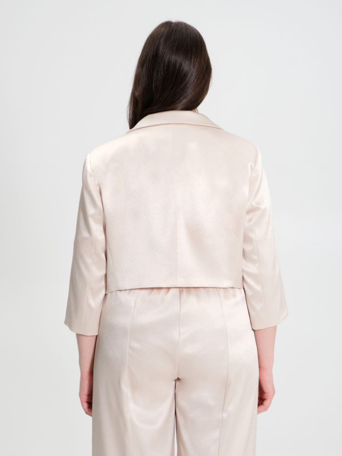 Rinascimento Giacca Curvy in Envers Satin Nuova