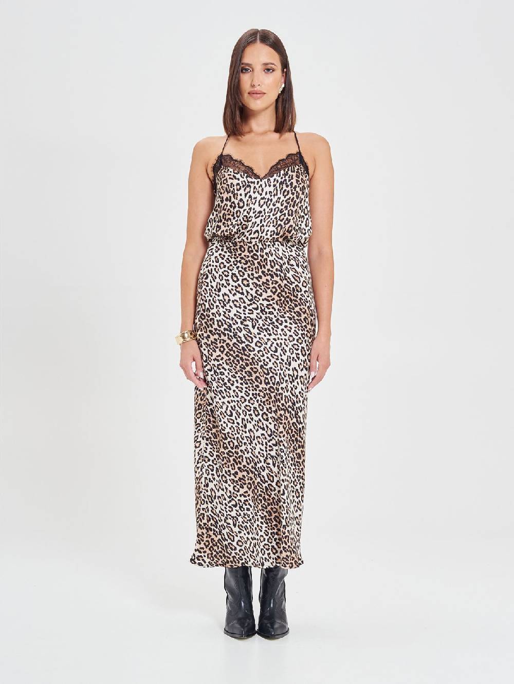 Rinascimento Gonna in Viscosa Animalier Spedizione Gratuita