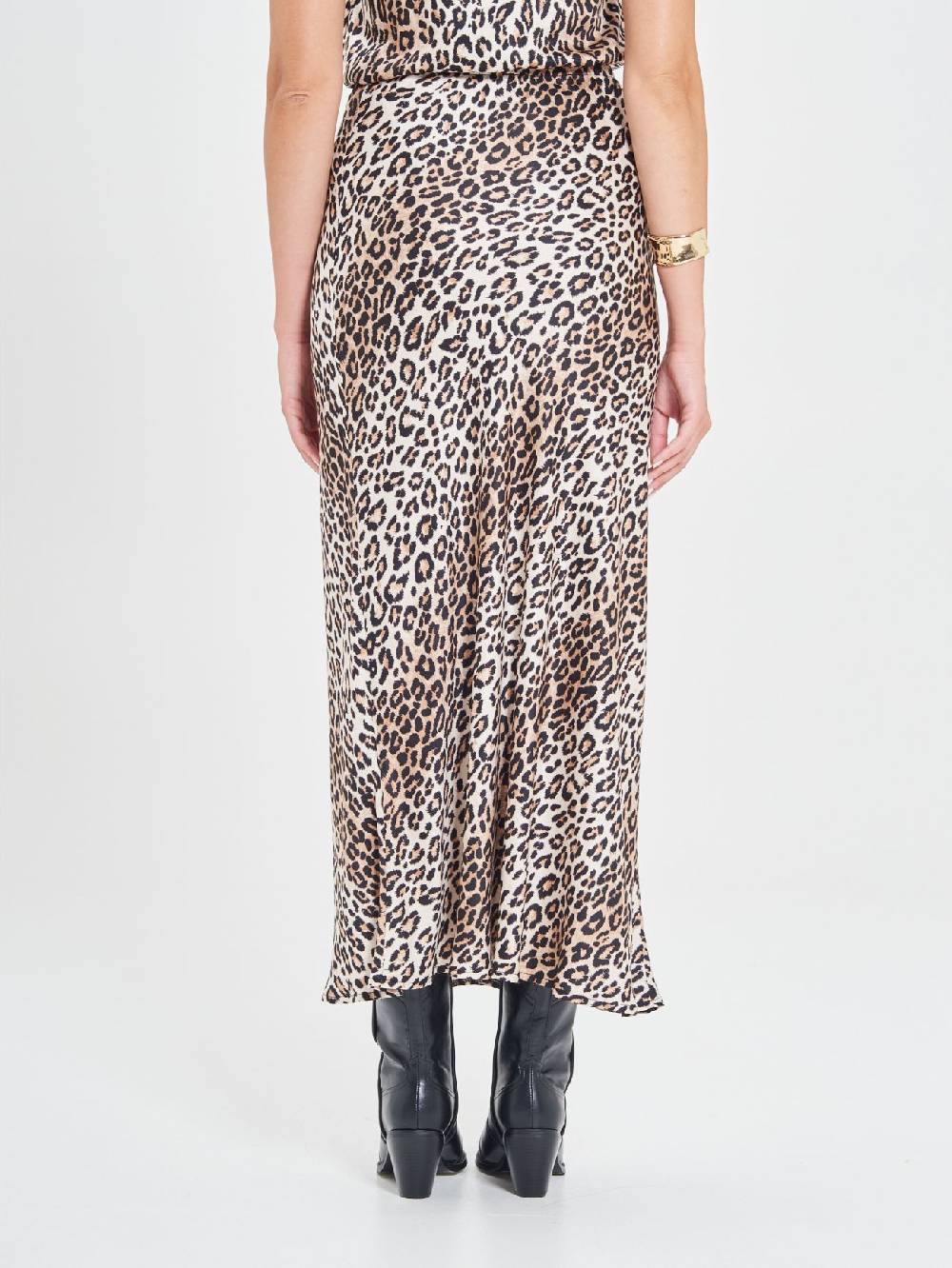 Rinascimento Gonna in Viscosa Animalier Spedizione Gratuita