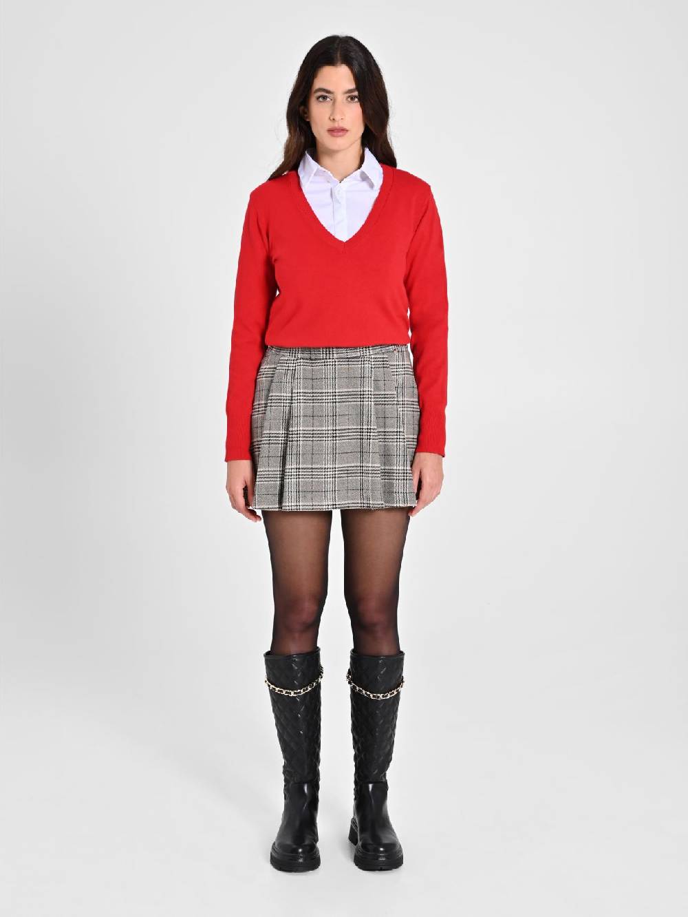 Rinascimento Maglia con Scollo a "V" Rossa Ecotec® Acquista Ora