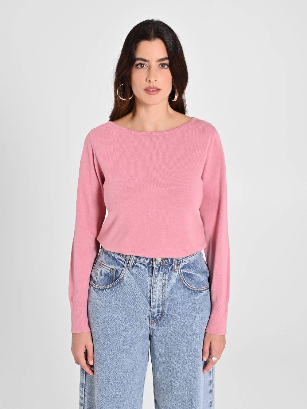 Rinascimento Maglioncino Rosa Antico Ecotec® Sconto