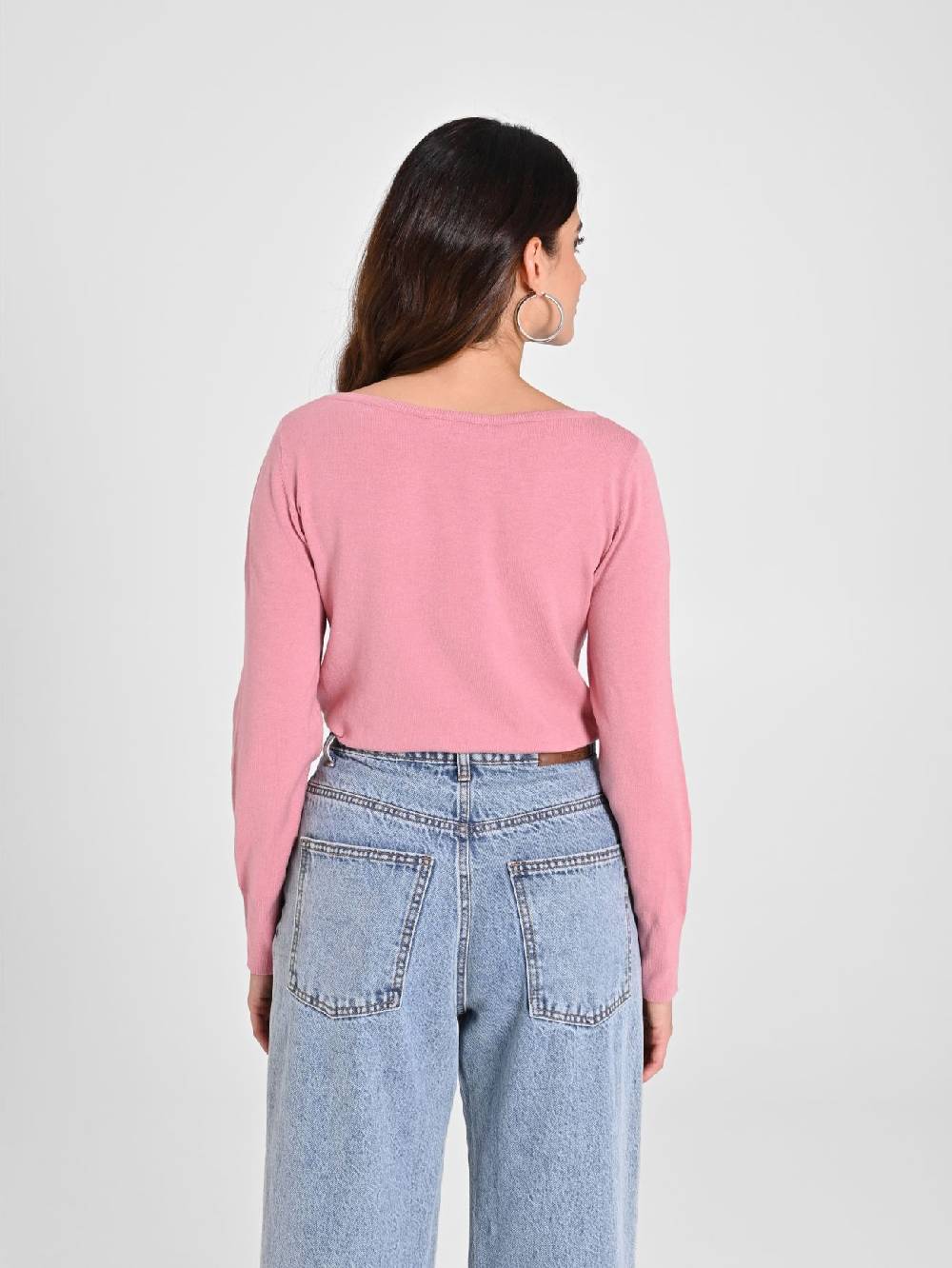 Rinascimento Maglioncino Rosa Antico Ecotec® Sconto