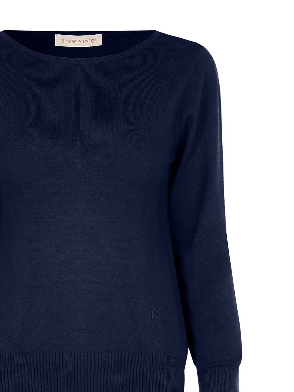 Rinascimento Maglioncino Blu Navy Ecotec® Online