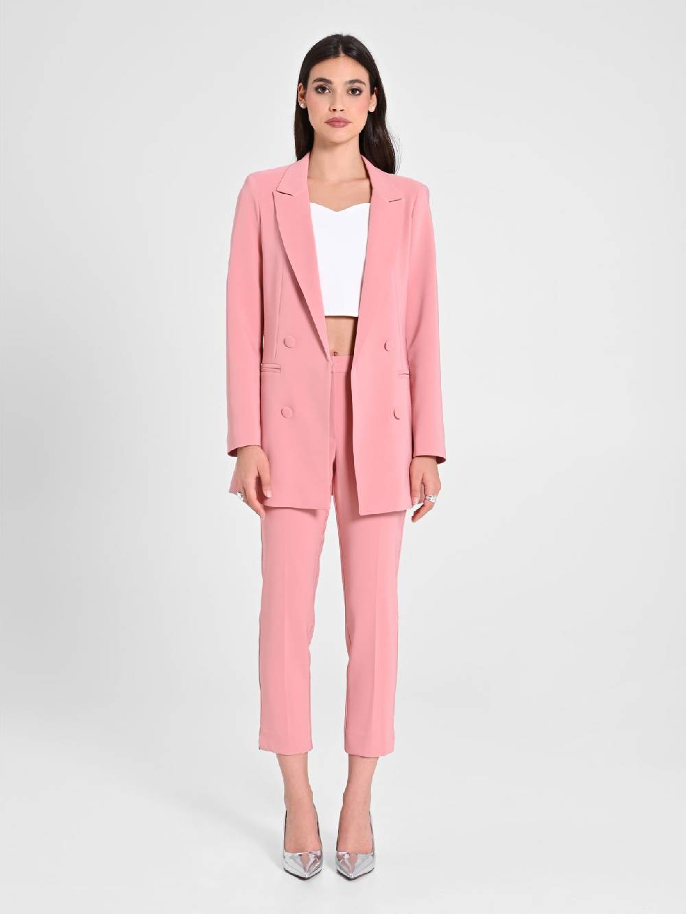 Rinascimento Giacca Doppiopetto Rosa Moda