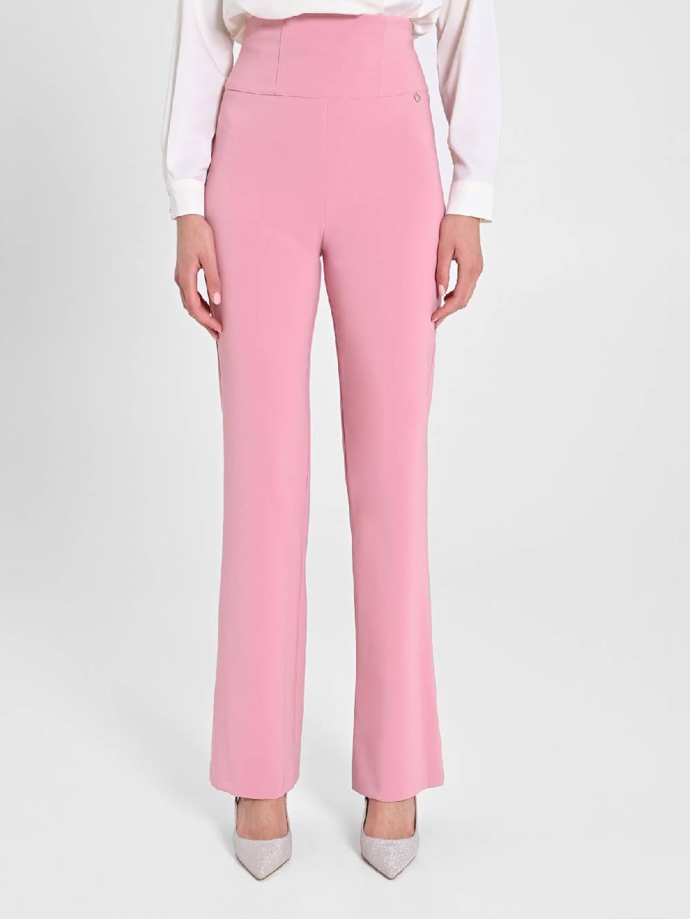 Rinascimento Pantaloni Flared Rosa Antico Rilascio limitato