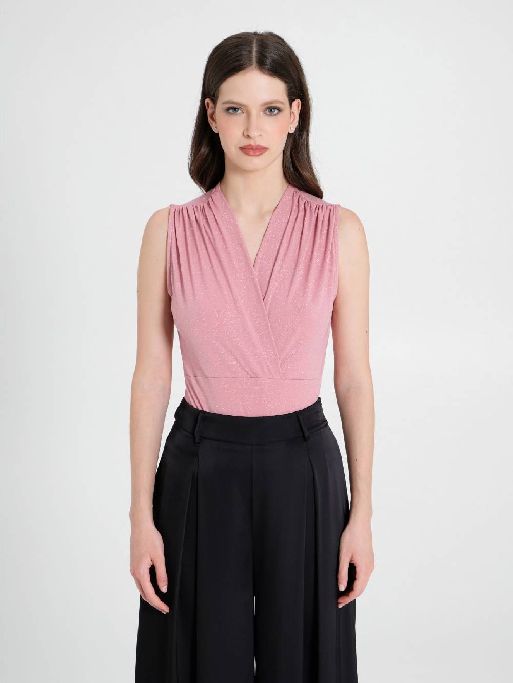 Rinascimento Top Body Microglitter Rosa 2025
