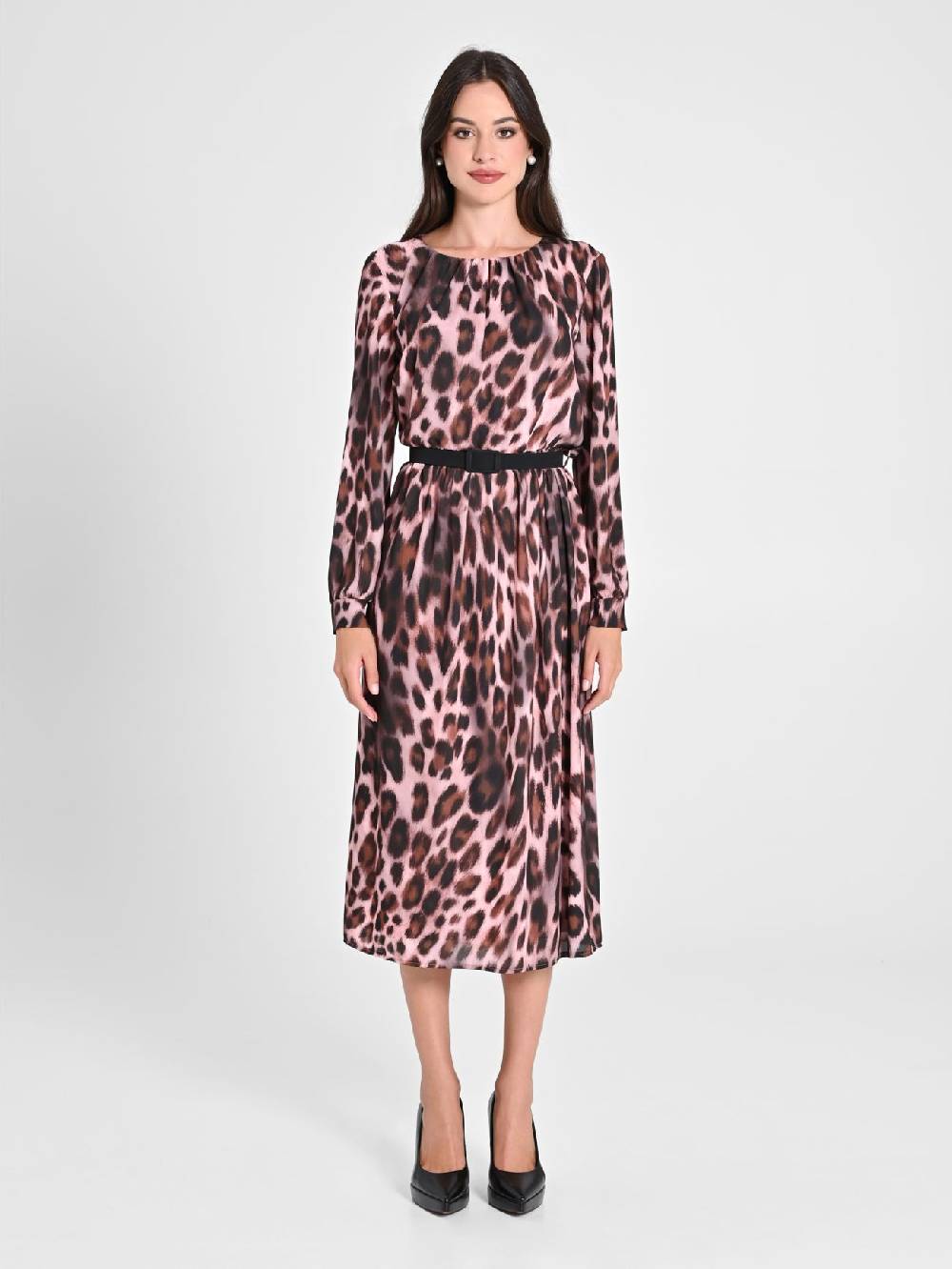 Rinascimento Abito Pink Animalier Promozione Limitata