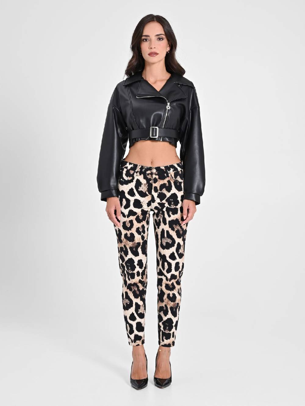 Rinascimento Chiodo in simil pelle Shopping Online