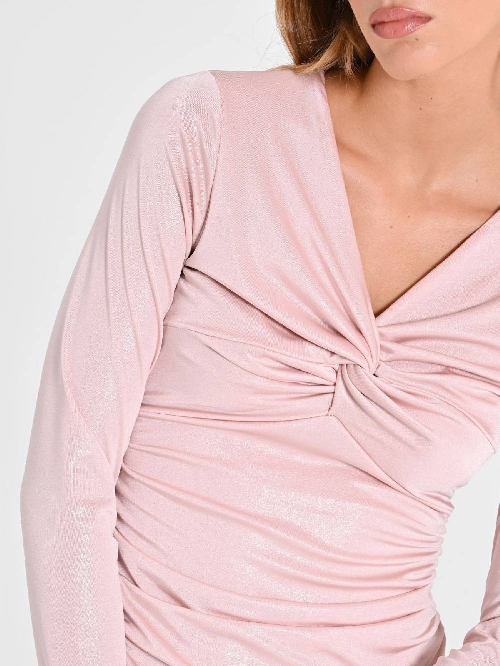 Rinascimento Abito Nodo Rosa Donna Prezzo Ridotto