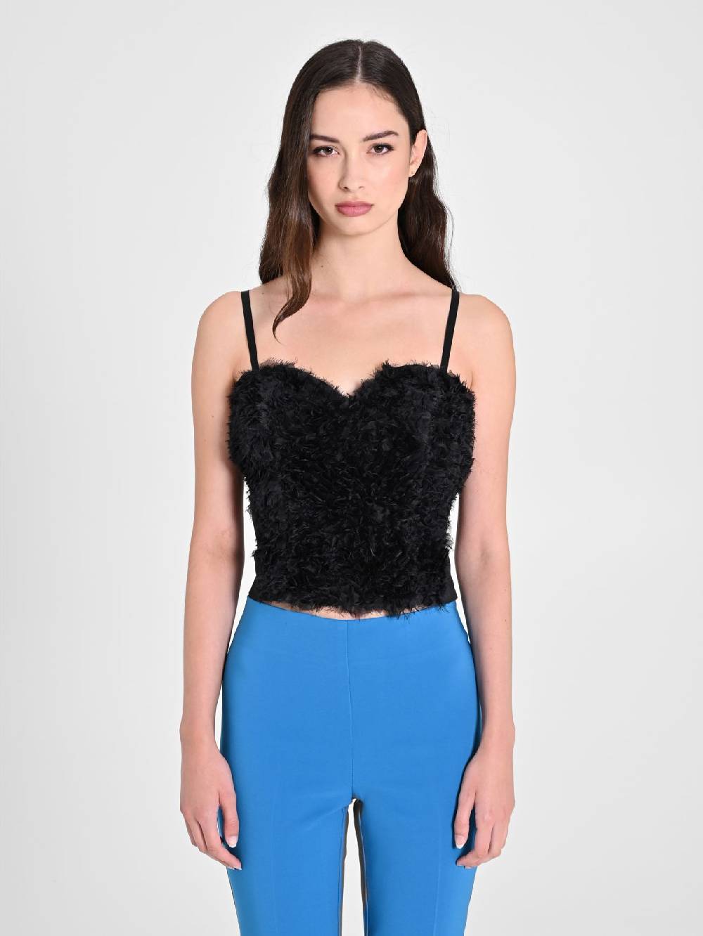 Rinascimento Top Rouches Tulle Offerta