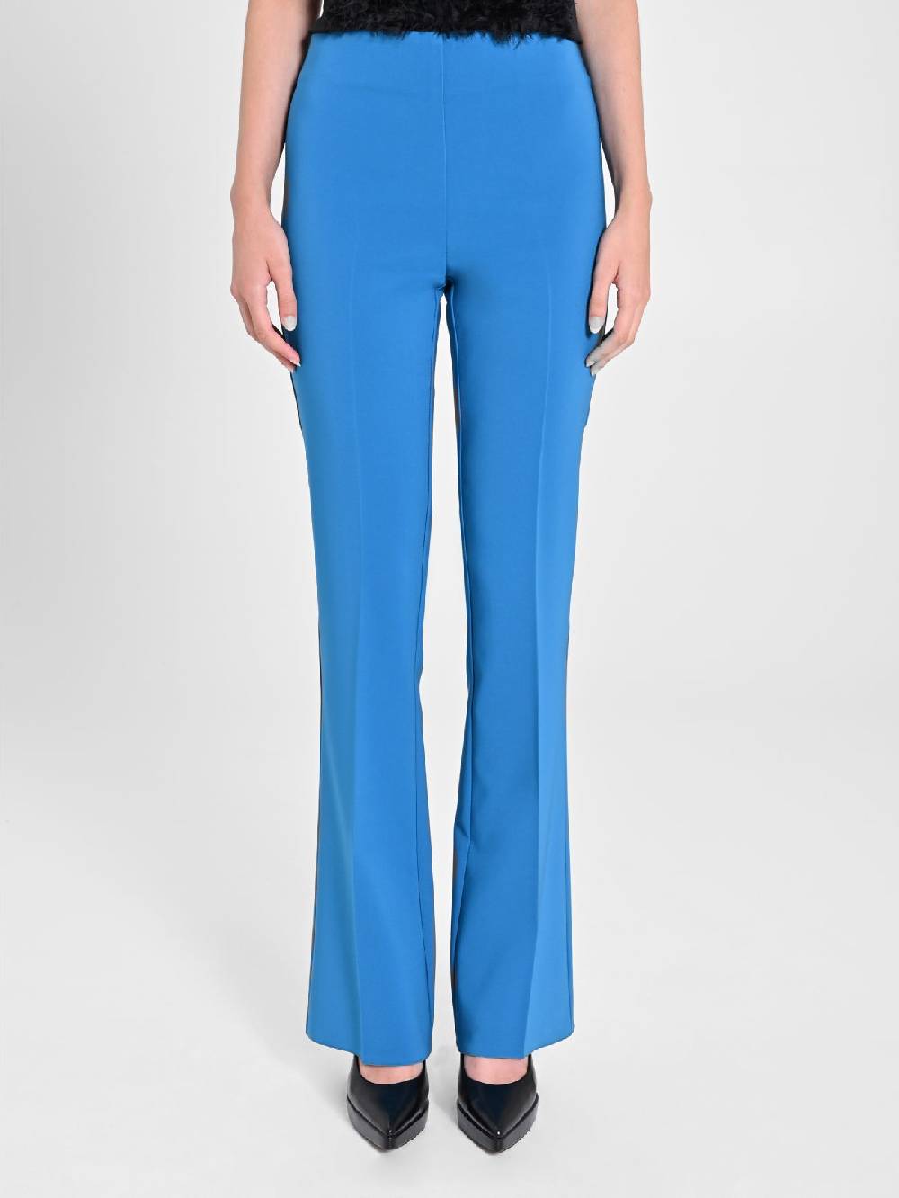 Rinascimento Pantalone Flared Blu Oceano Online