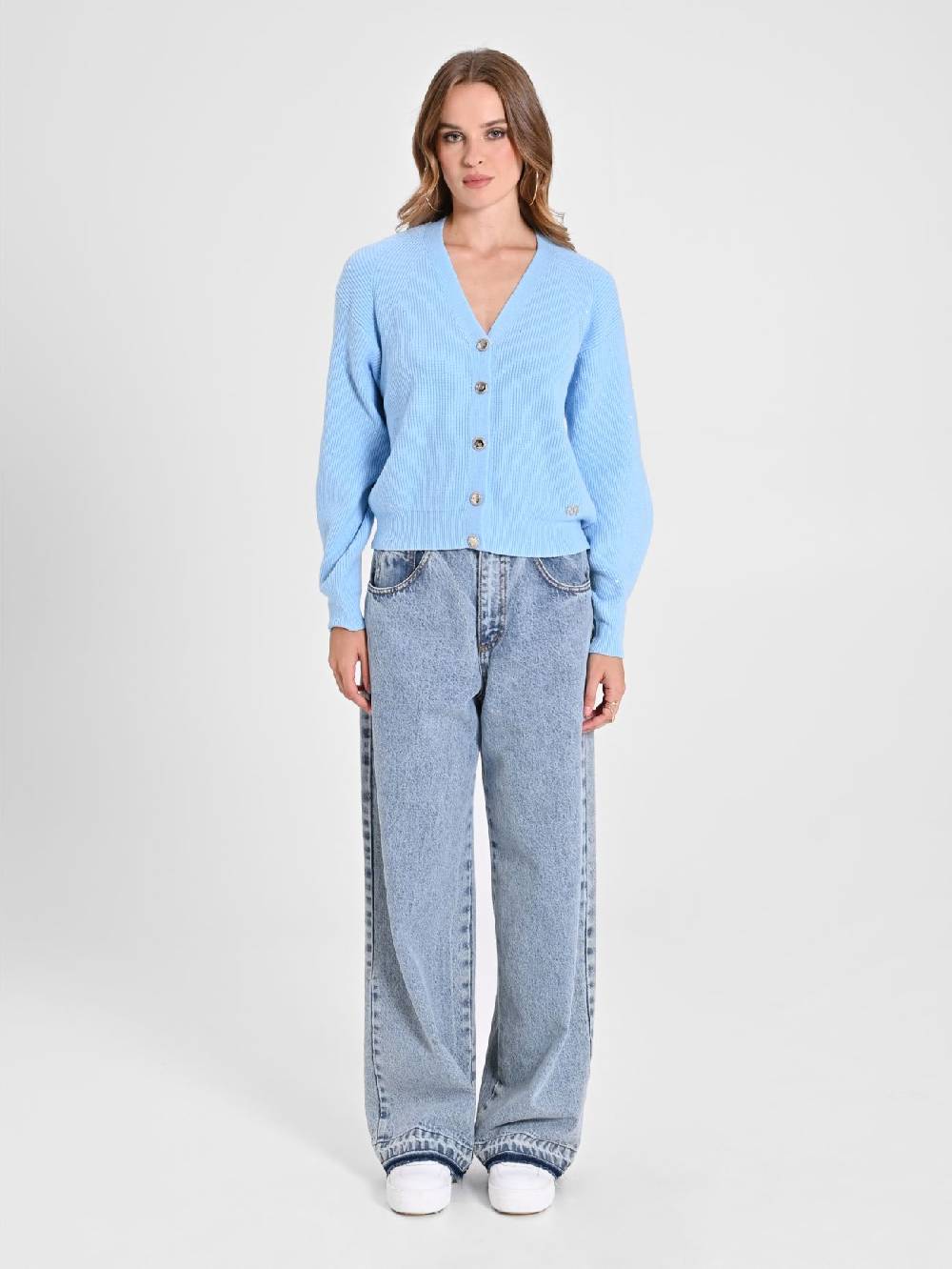 Rinascimento Cardigan Azzurro Outlet