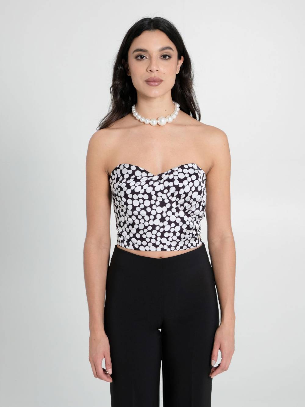 Rinascimento Top Bustier Pois 2025