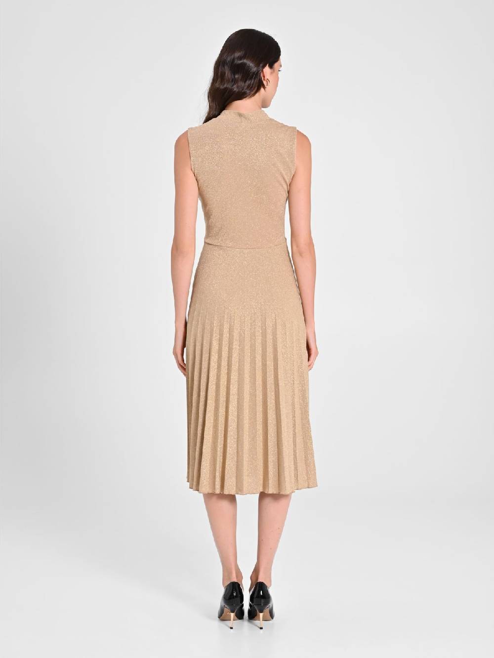 Rinascimento Abito in Lurex Oro Qualità Garantita