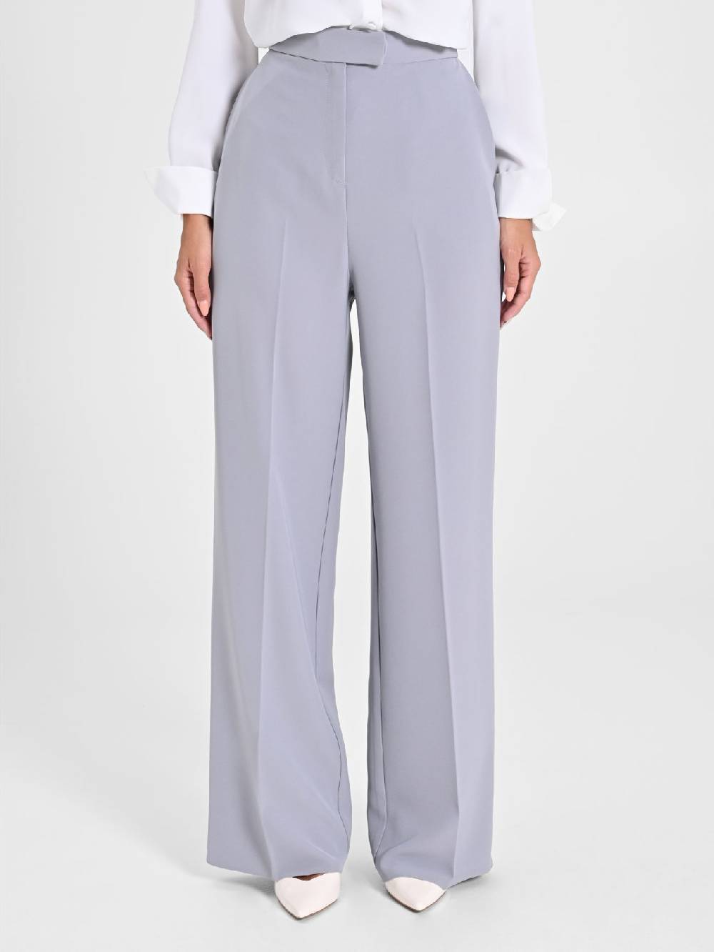 Rinascimento Pantalone Palazzo Grigio in Crepe Convenienza