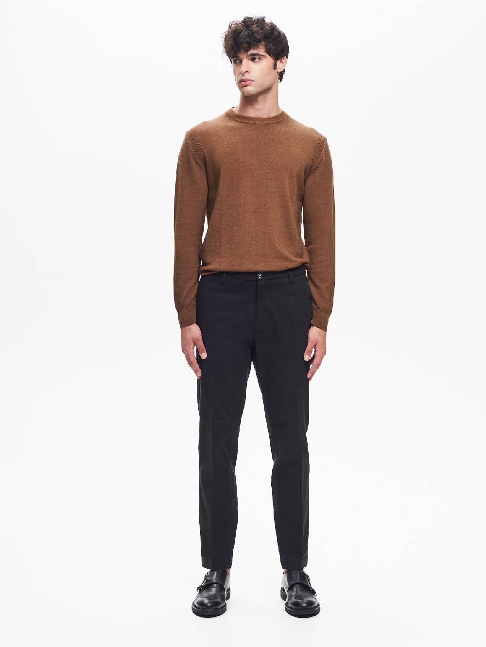 Rinascimento Pantaloni Regular-Fit Uomo in Gabardina QB24 Promozione Limitata