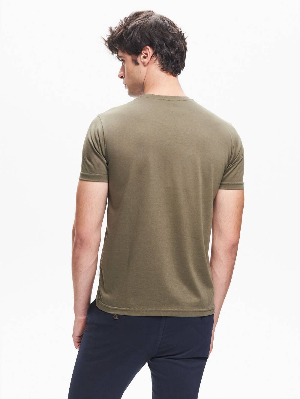 Rinascimento T-shirt Girocollo Uomo Taschino a Filetto QB24 Offerta