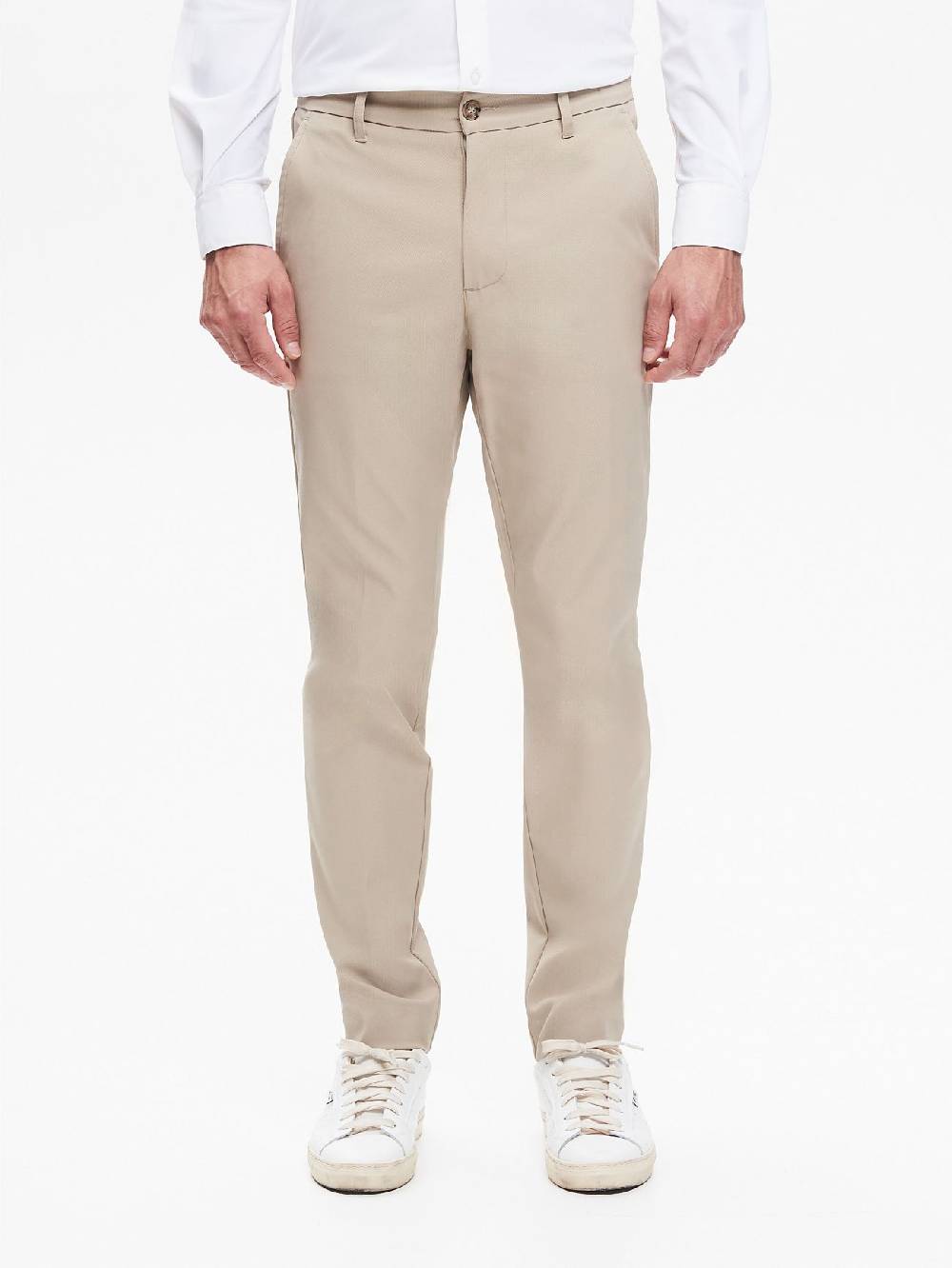 Rinascimento Pantaloni in Tessuto Tecnico Uomo Diagonale QB24 In Vendita