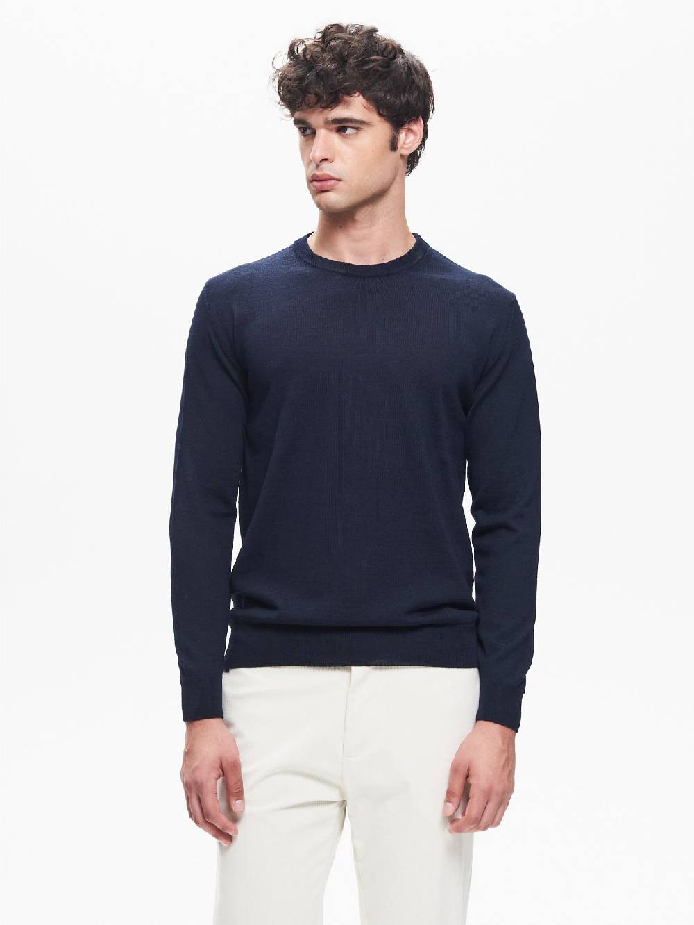 Rinascimento Maglia Girocollo Uomo Basic Blu QB24 Saldi