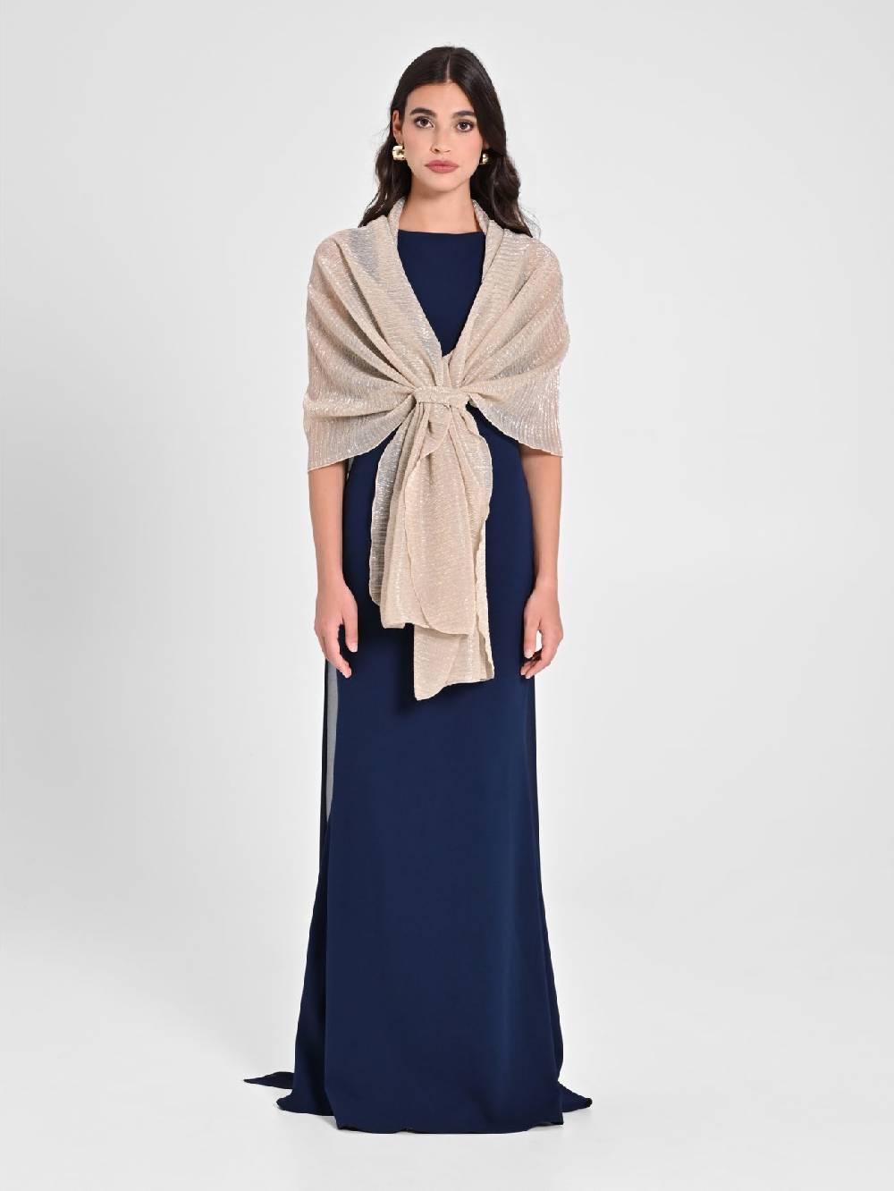 Rinascimento Stola Lurex Oro Moda