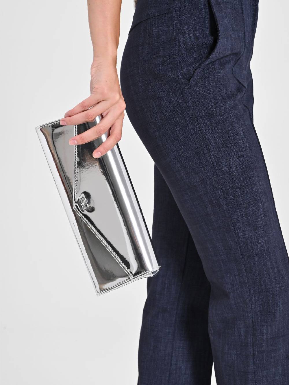 Rinascimento Pochette Argentata Nuovo