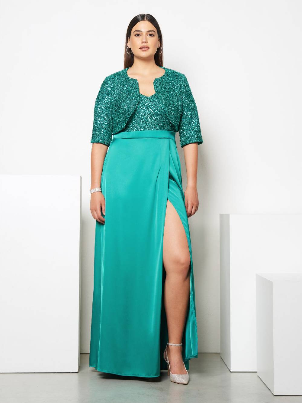 Rinascimento Coprispalle Curvy in Paillettes Fino Al -60%
