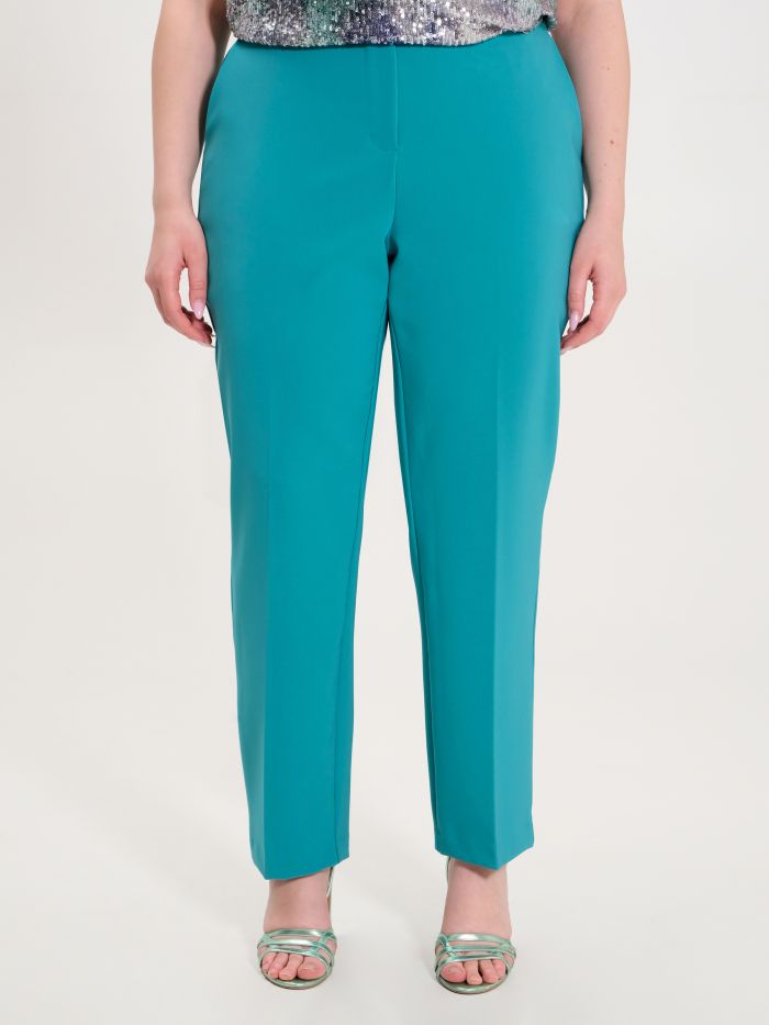 Rinascimento Pantaloni Curvy Verde Prezzo Ridotto