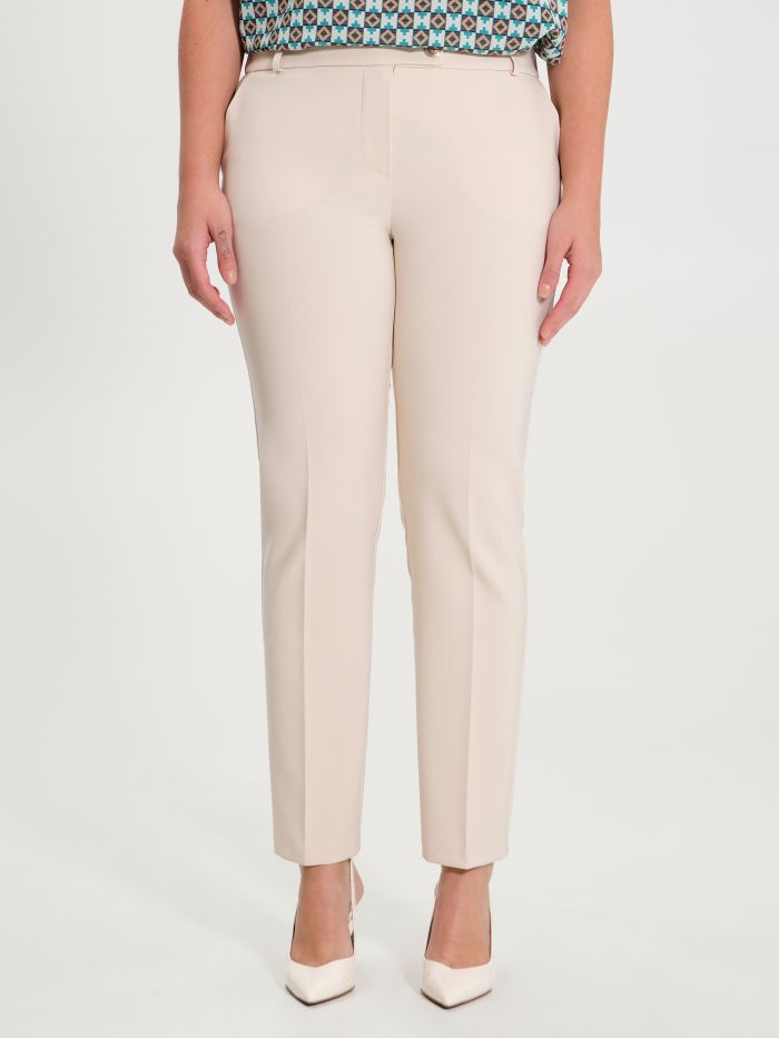 Rinascimento Pantaloni Curvy Beige Offerta esclusiva