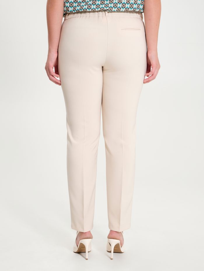 Rinascimento Pantaloni Curvy Beige Offerta esclusiva
