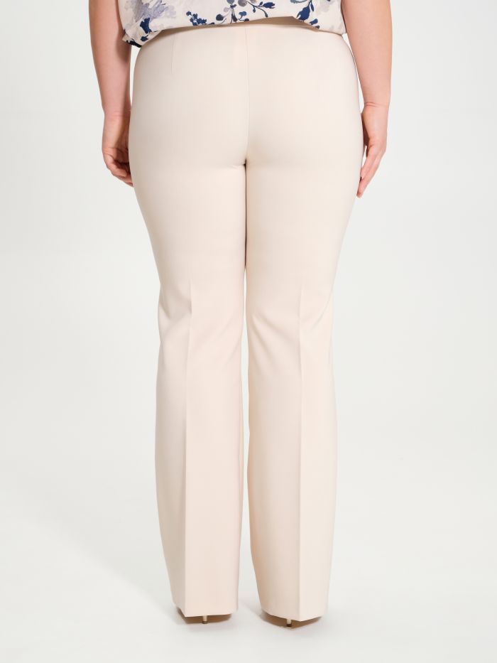 Rinascimento Pantaloni Curvy a Palazzo in Tessuto Tecnico Novità