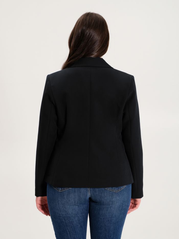 Rinascimento Giacca Curvy 6 Bottoni Nero Sconto