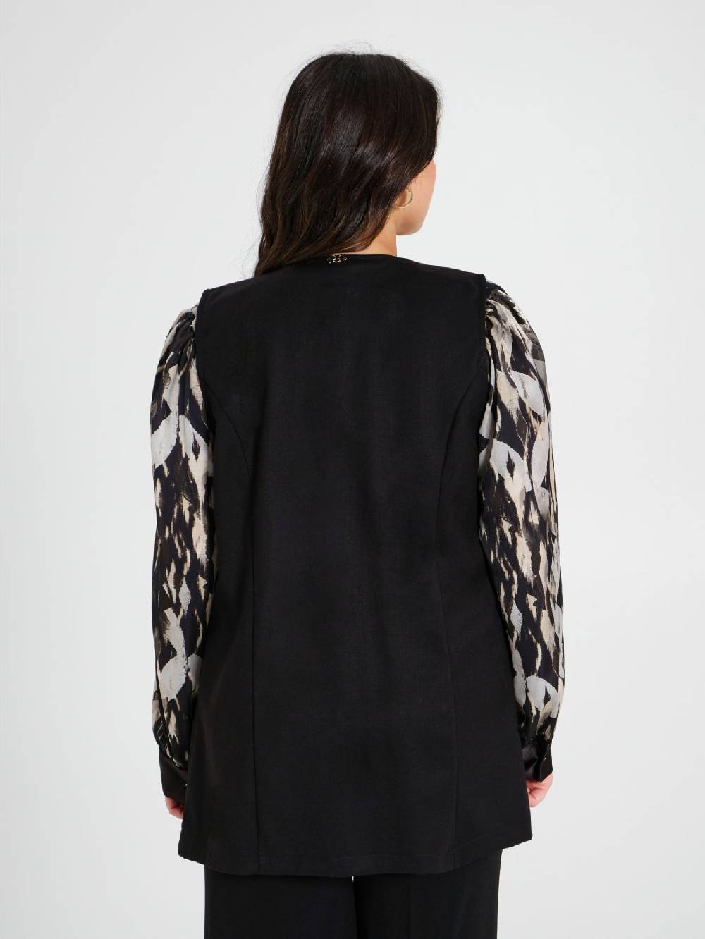 Rinascimento Gilet Curvy Nero Outlet