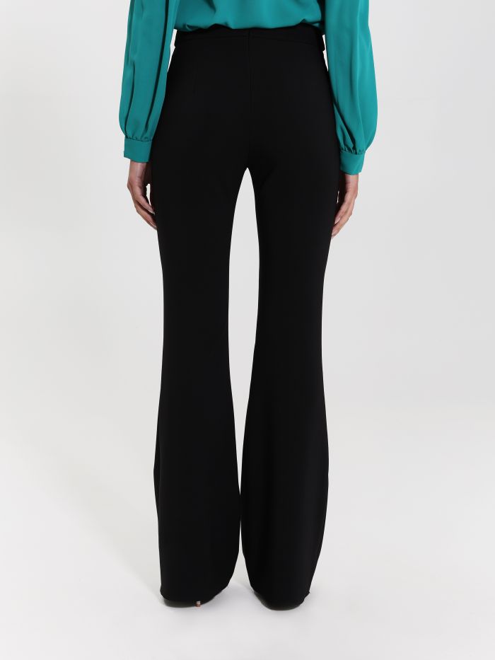 Rinascimento Pantaloni Flared con Bottoni Pezzi Unici