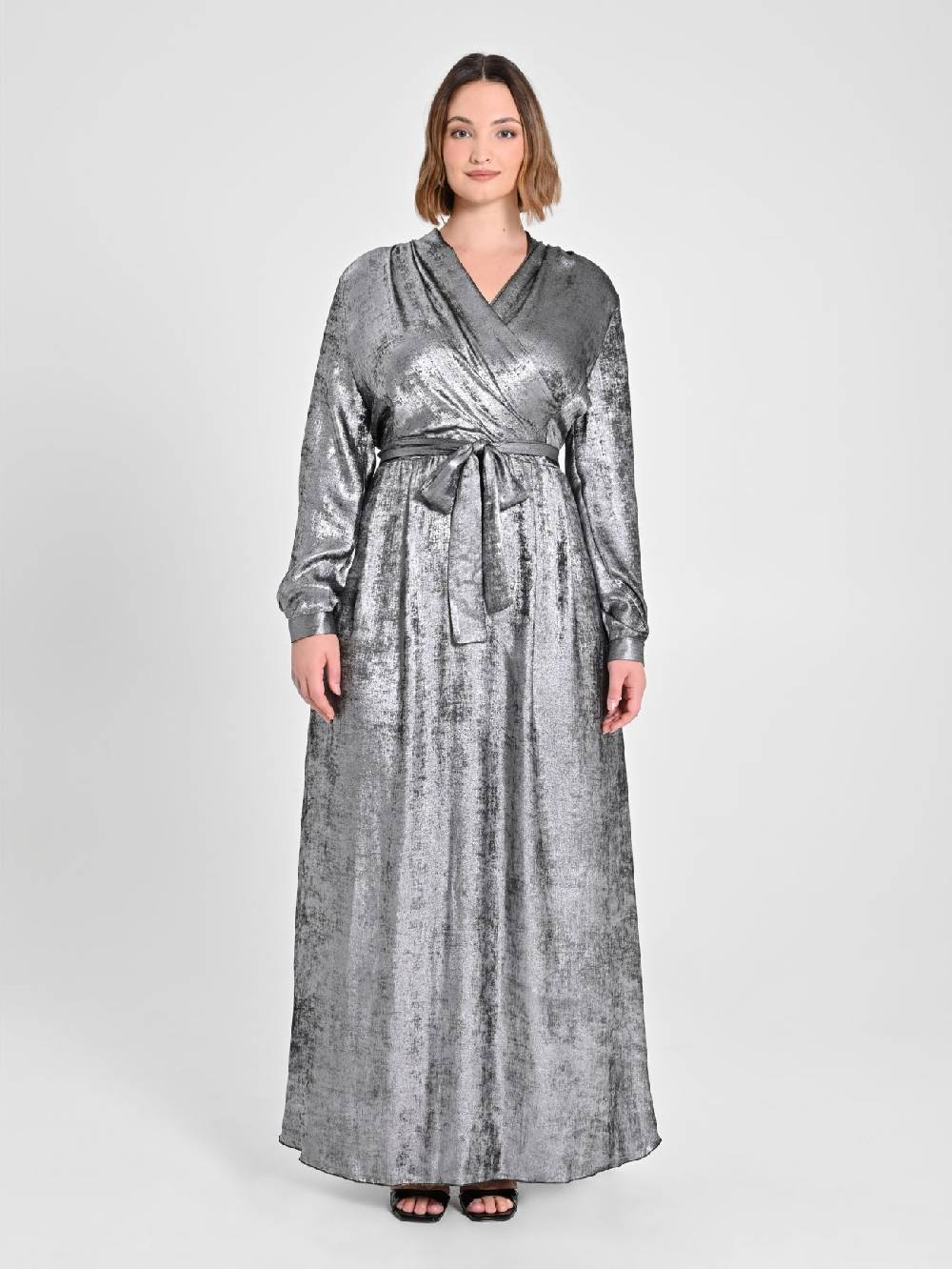 Rinascimento Abito Curvy Argento Sottocosto