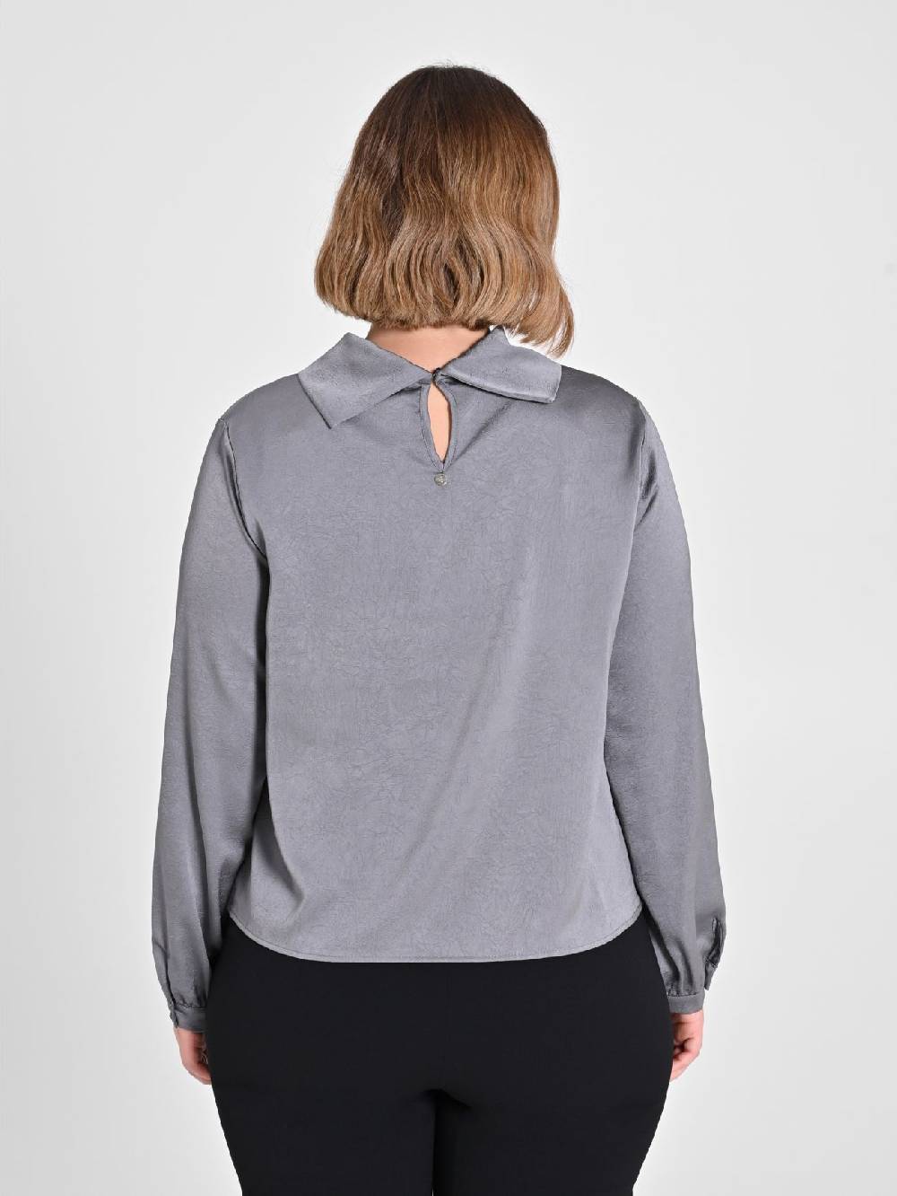 Rinascimento Blusa Grigia Curvy Convenienza