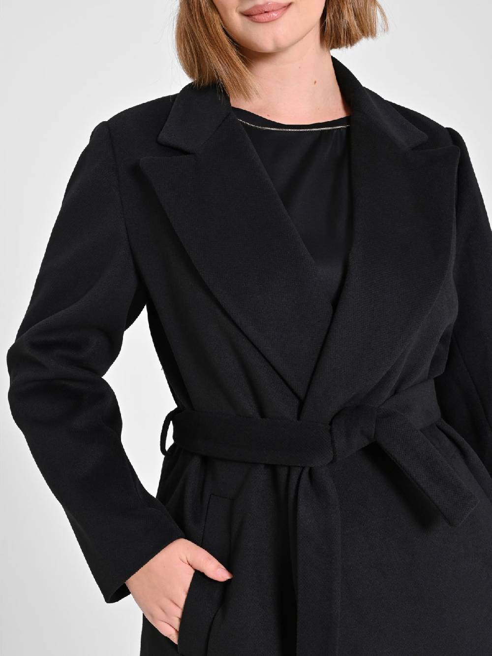 Rinascimento Cappotto Curvy Nero Offerta