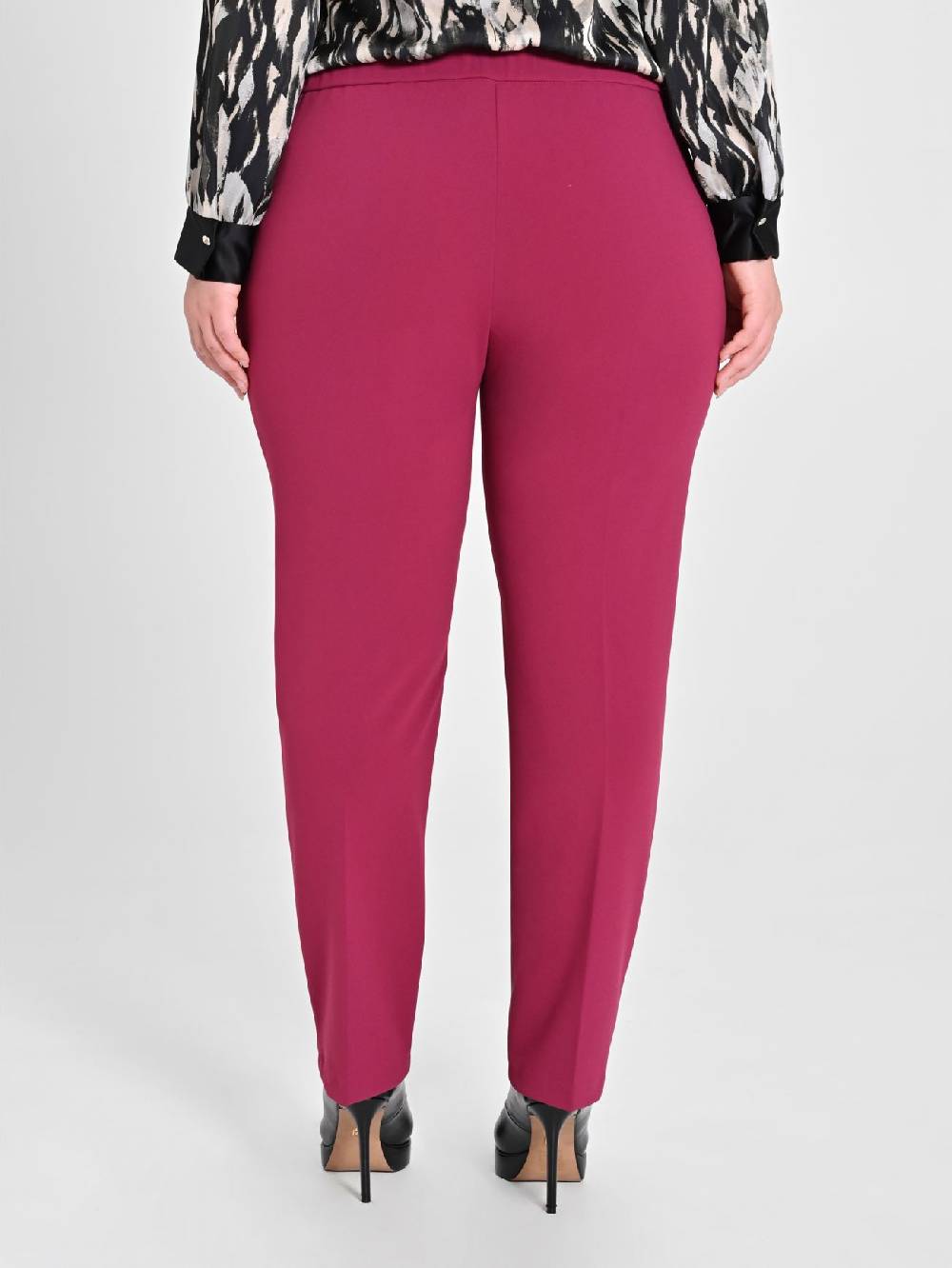 Rinascimento Pantaloni Curvy Skinny Bordeaux Vendite Flash