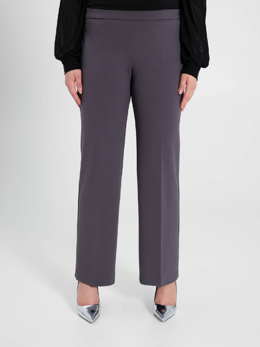 Rinascimento Pantaloni Curvy Grigio Scuro In Saldo