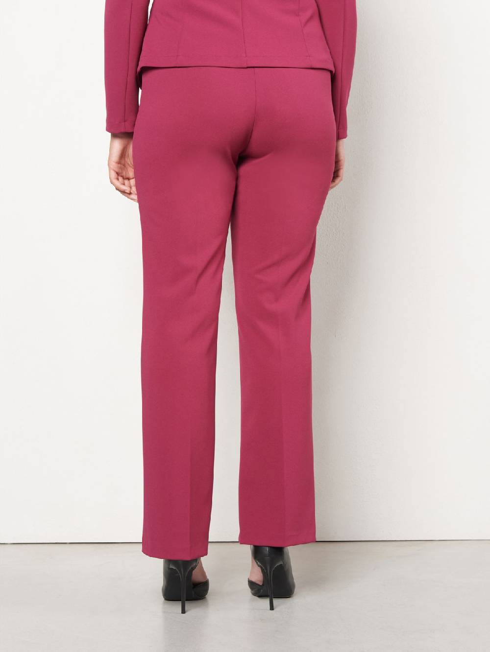 Rinascimento Pantaloni Curvy Bordeaux Italy