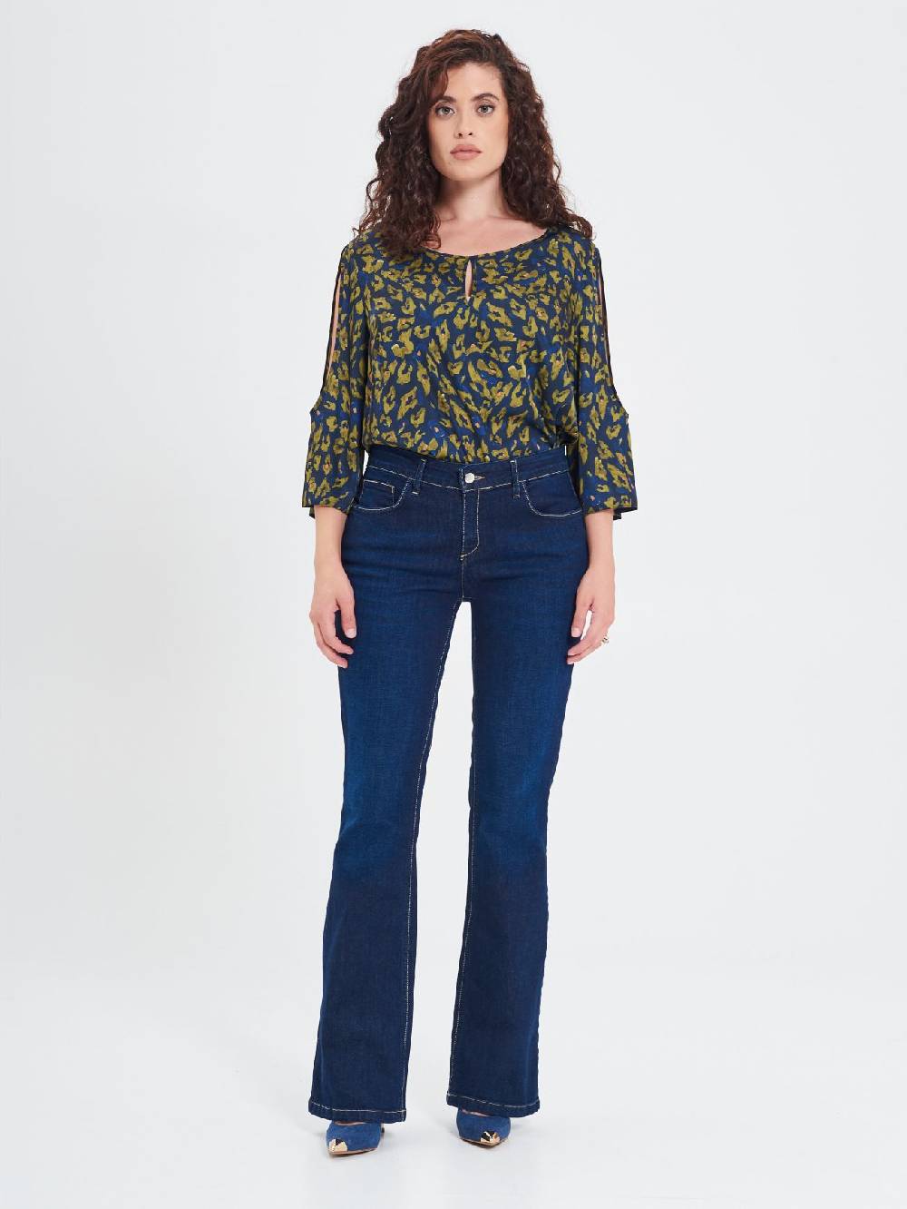 Rinascimento Jeans Curvy a Zampa Promozione
