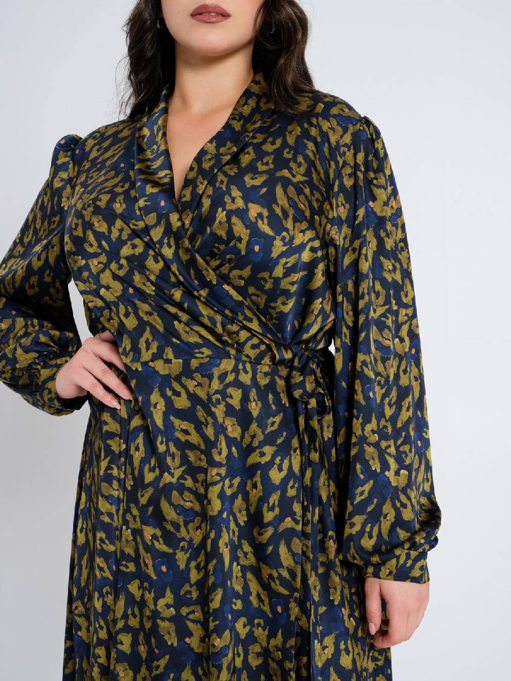 Rinascimento Abito Curvy Animalier Consegna Veloce