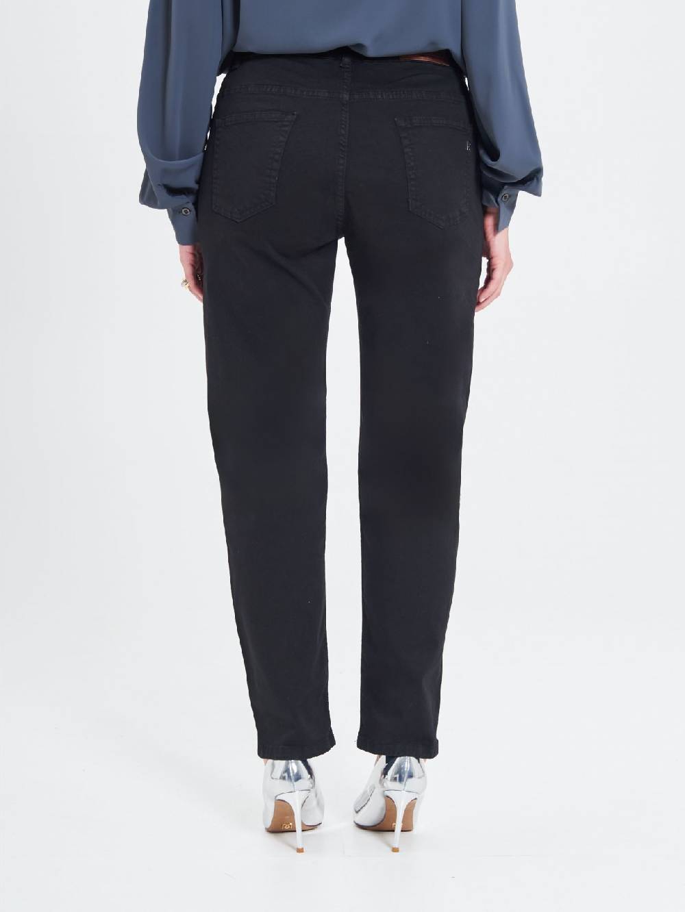 Rinascimento Jeans Curvy Neri Offerta