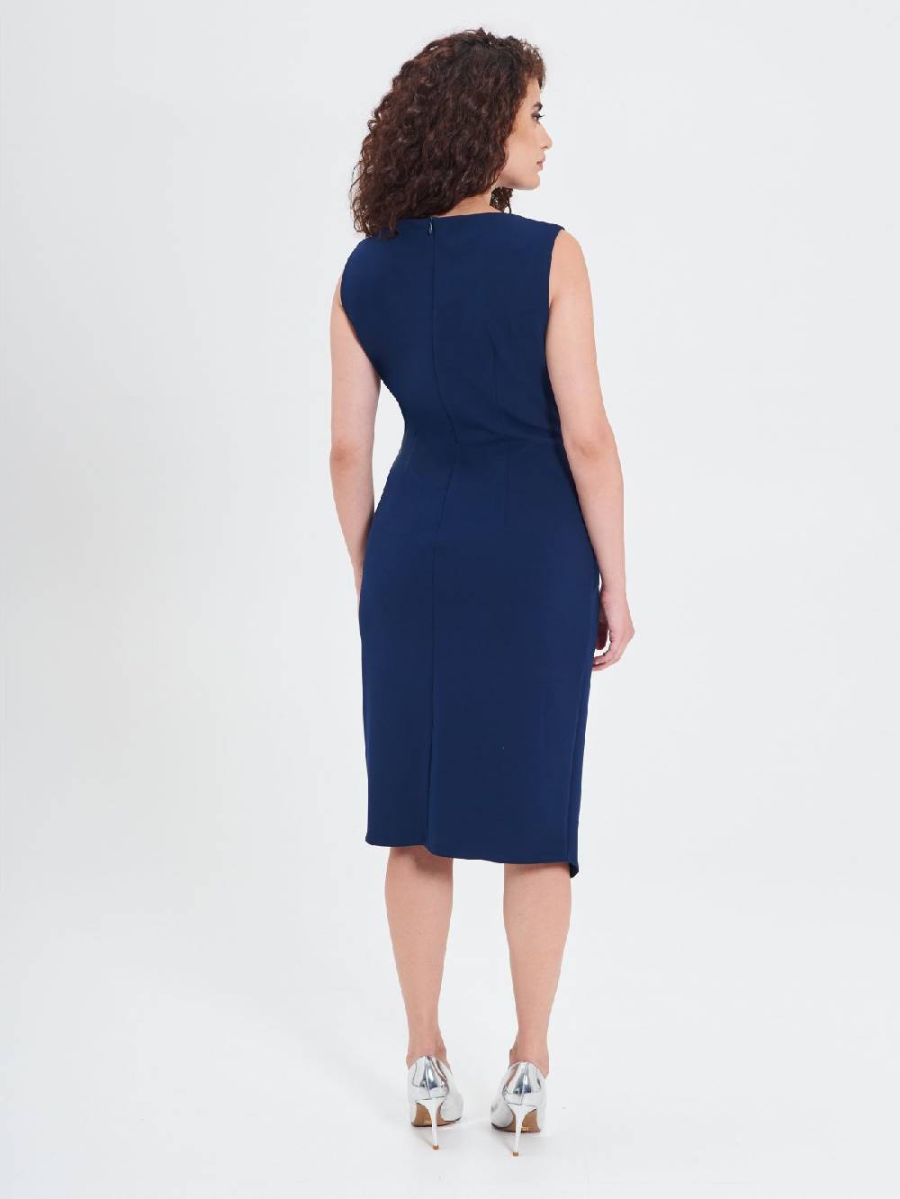 Rinascimento Tubino Curvy Drappeggiato Economico