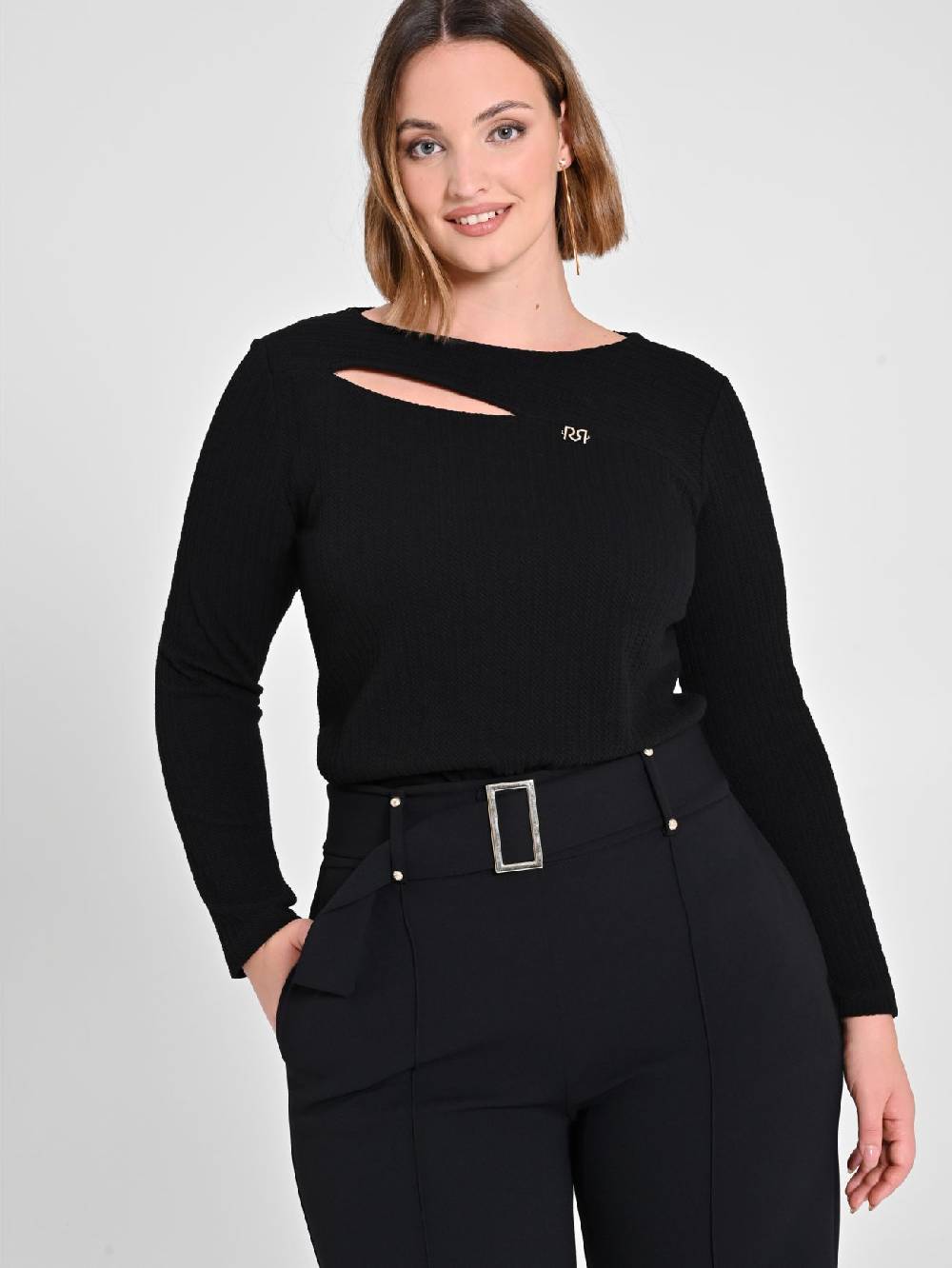 Rinascimento Maglia Curvy Cut-Out Vendita Economica