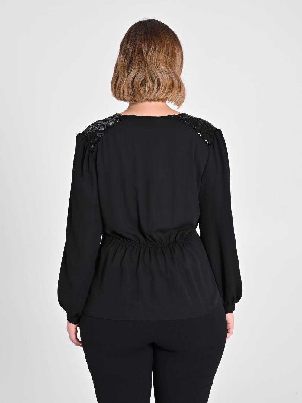 Rinascimento Blusa curvy con dettaglio paillettes Saldi Di Fabbrica