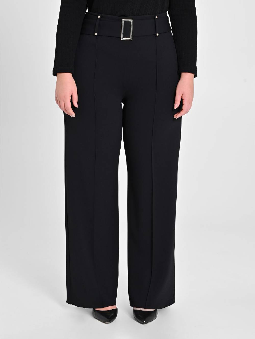 Rinascimento Pantaloni Curvy Neri Negozio