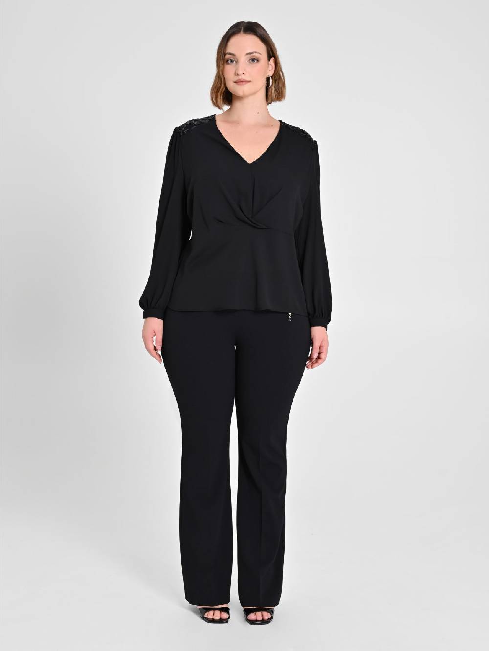 Rinascimento Pantaloni Curvy Neri Nuova