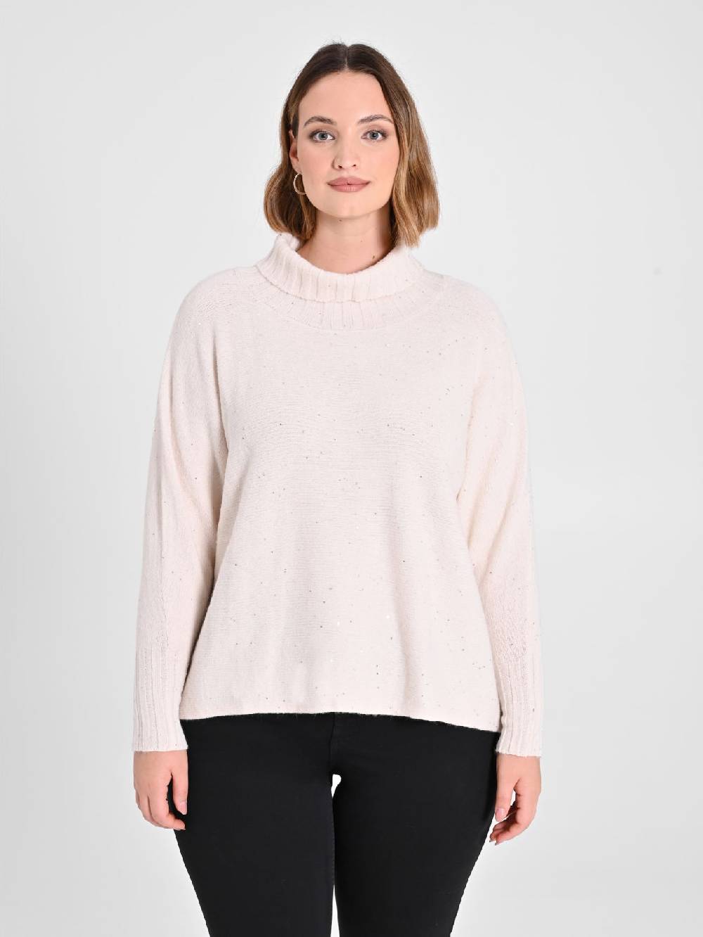 Rinascimento Maglia Curvy Beige Moda