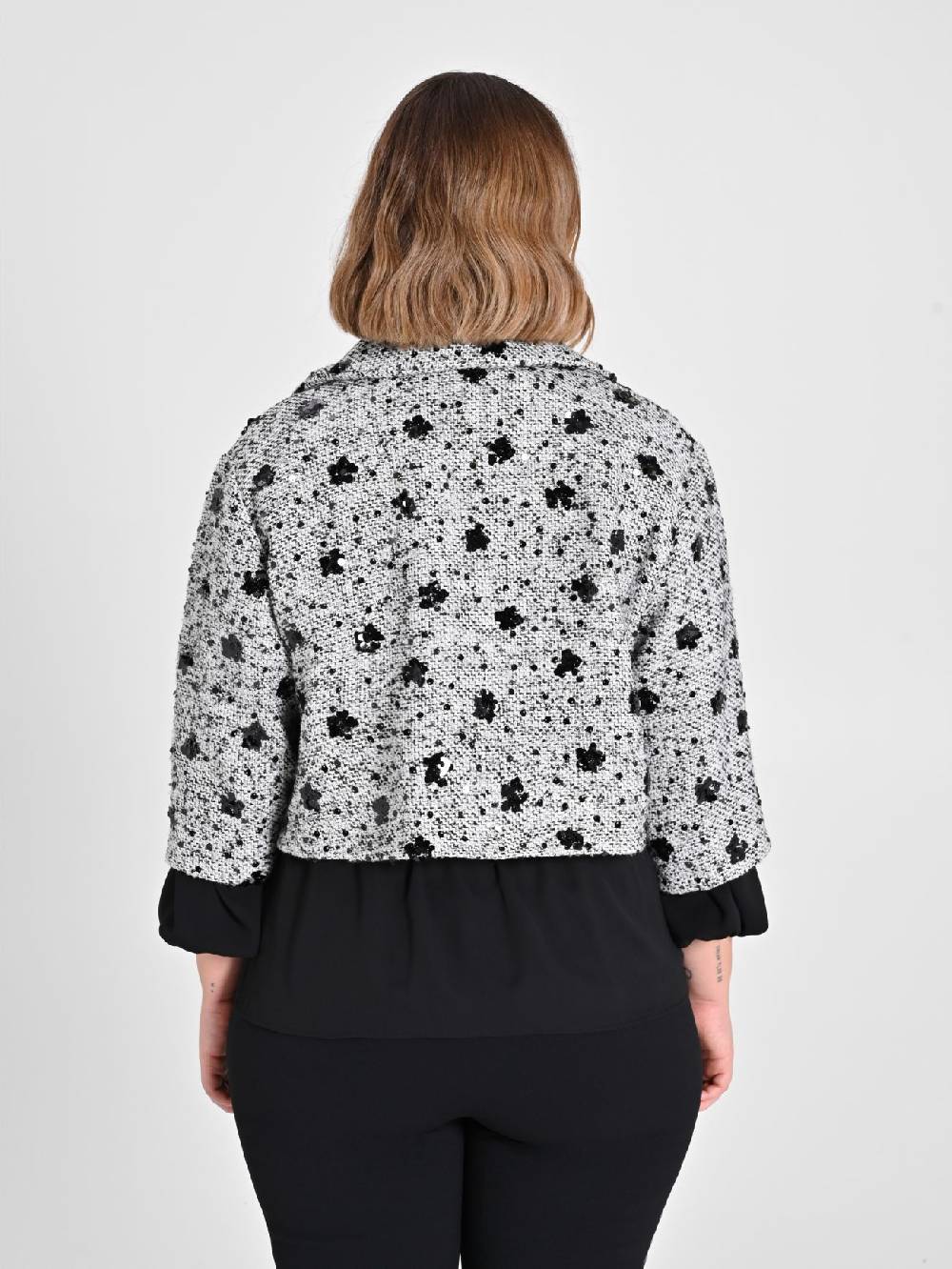 Rinascimento Giacca Curvy Black & White Negozio online di fabbrica